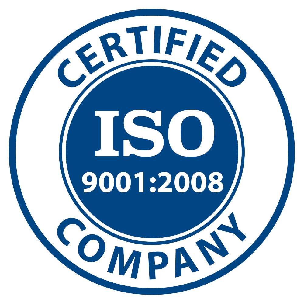 Certified as ISO 9001:2008 Company